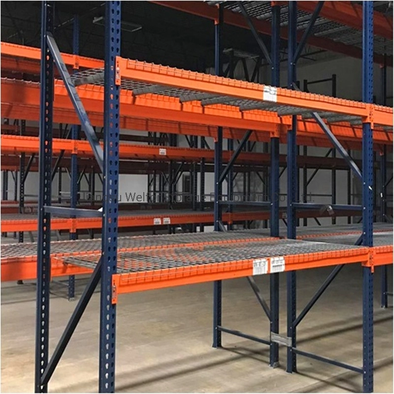 American Industrial Warehouse Storage Heavy Duty Teardrop Pallet Racking