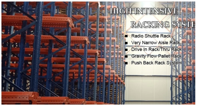 New Style Ebilmetal Push Back Pallet Rack for Warehouse Storage