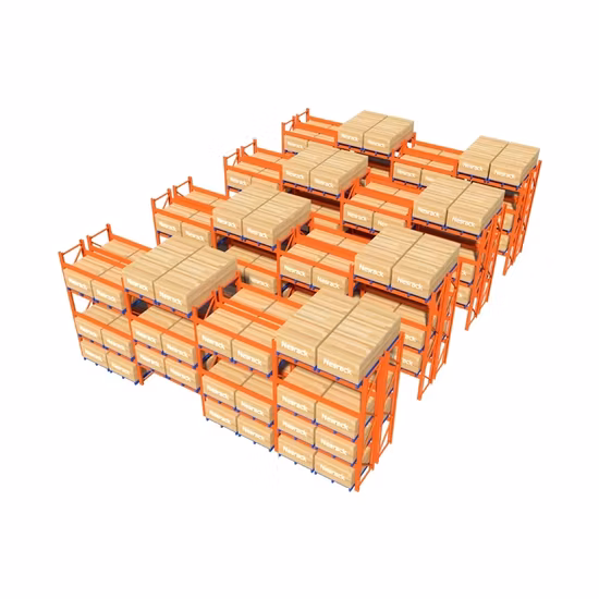 Rack métallique en acier 200-800kg Udl/Layer Longspan Rayonnage pour système de stockage d'entrepôt avec platelage en acier