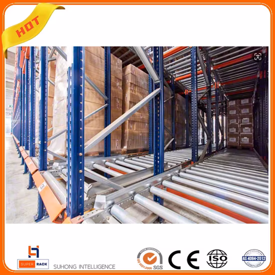 Stockage à glissière automatique Push Back Warehouse Flow Gravity Rack