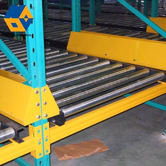 Support à palettes à rouleaux à densité industrielle pour entrepôt
