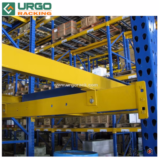 Entrepôt de stockage Métal Q345 Heavy Duty Push Back Rack