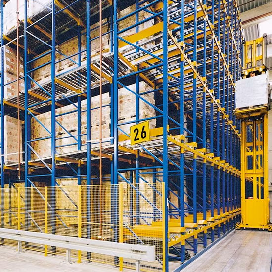Lecteur personnalisé en usine dans le rack de stockage de rayonnage d'entrepôt de rayonnage
