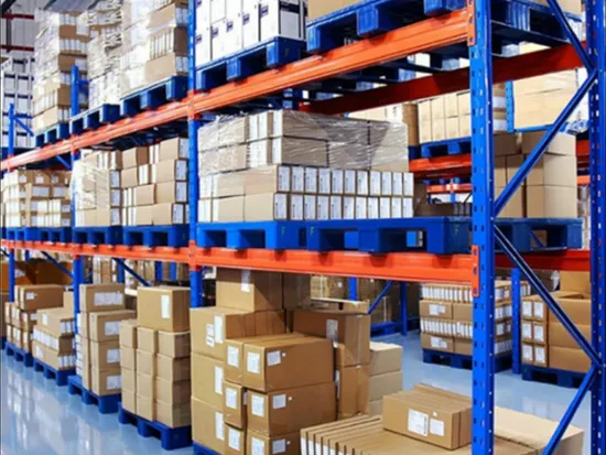 Rayonnage à palettes en acier empilable de stockage réglable résistant d'entrepôt