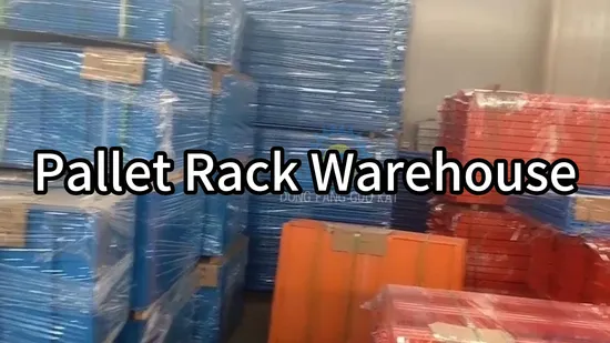 Entrepôt Heavy-Duty Q235 Steel Metal Wisda Commerical Push Back Palette Rack
